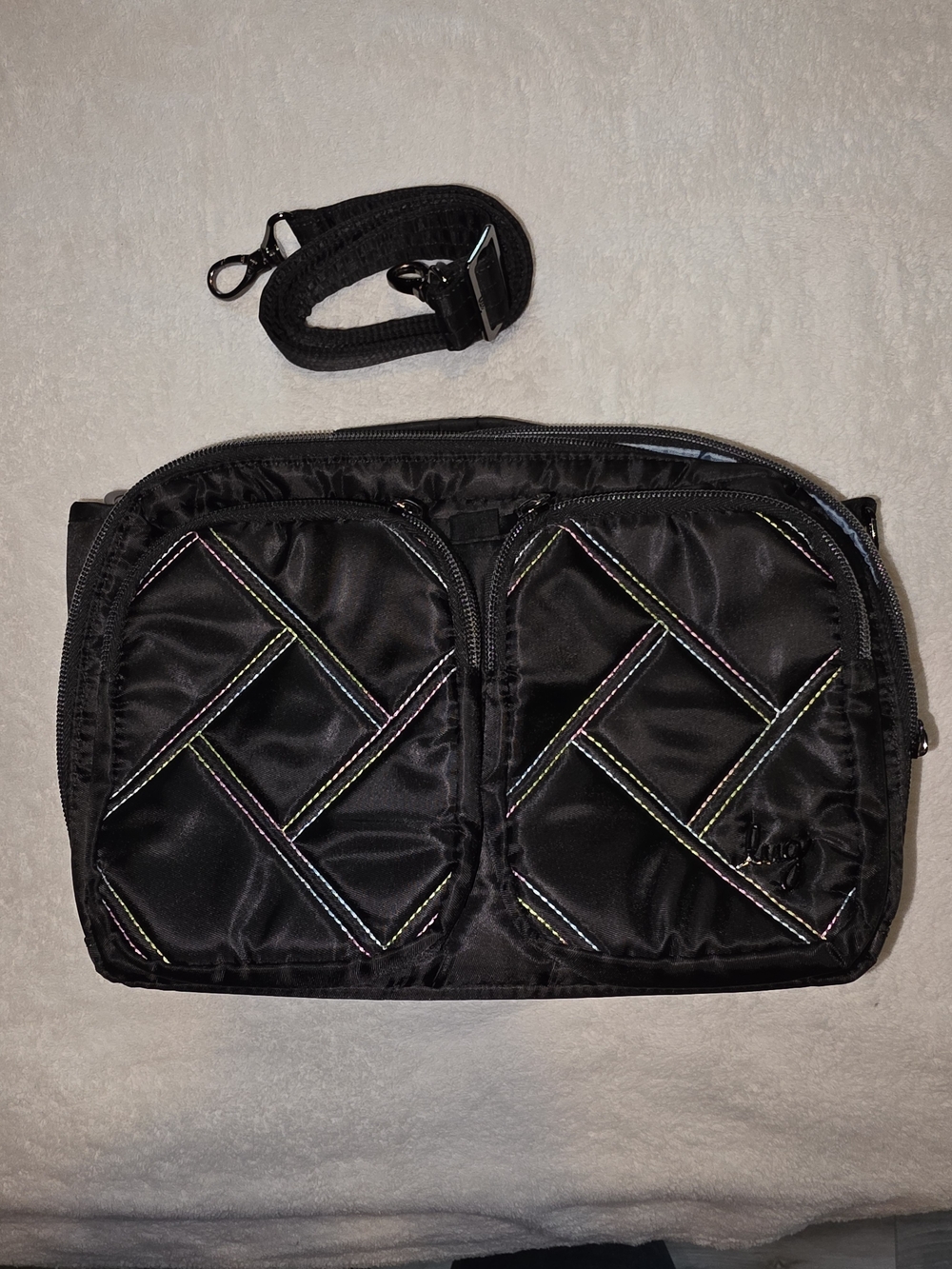 Lug Rainbow Stitch Crossbody